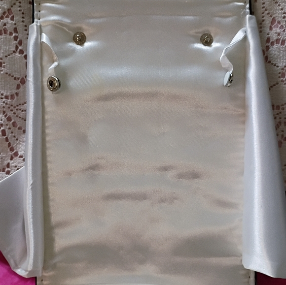 925 Genuine Blue Sapphire 28 Stones Marcasite Victorian Style Necklace 19"X5" - Picture 13 of 13